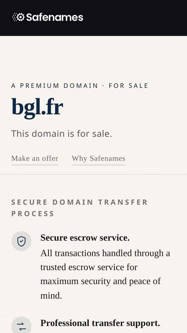 Screenshot of bgl.fr