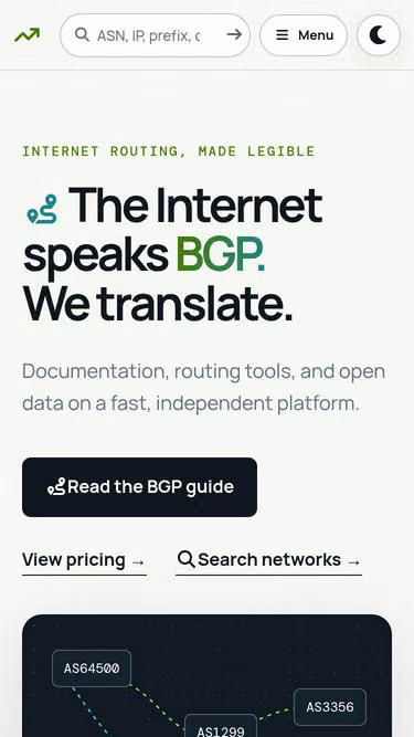 Screenshot of bgp.cat