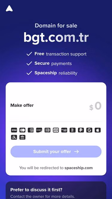 Screenshot of bgt.com.tr