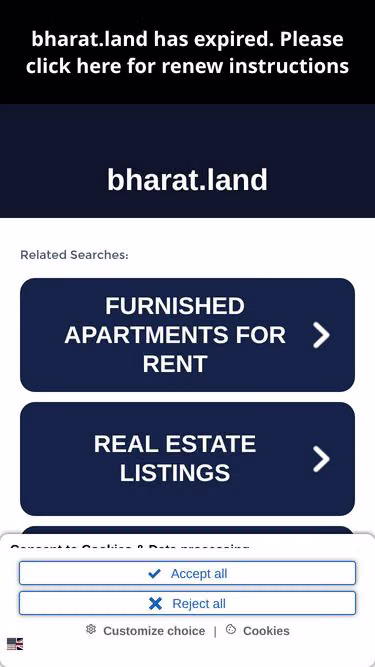 Screenshot of bharat.land