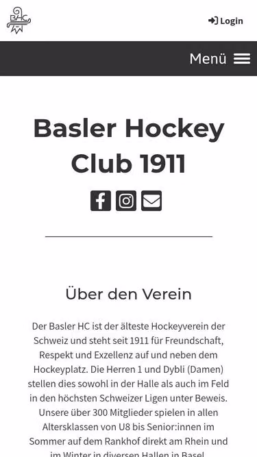 Screenshot of bhc.ch