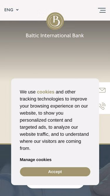 Screenshot of bib.eu
