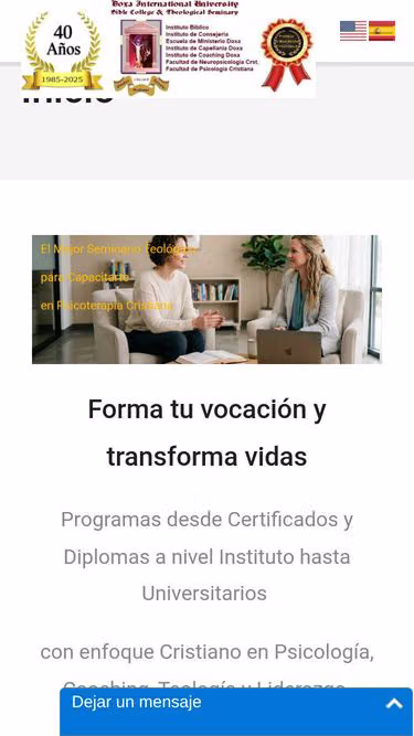Screenshot of biblia.edu