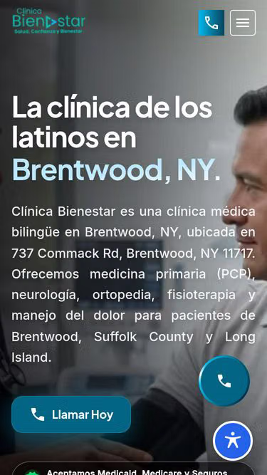 Screenshot of bienestar.care