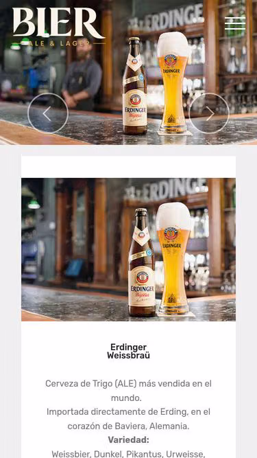 Screenshot of bier.gt