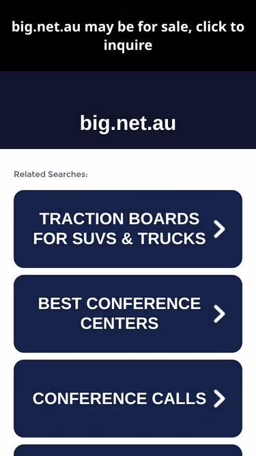 Screenshot of big.net.au