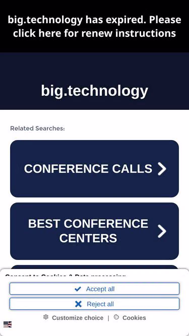 Screenshot of big.technology