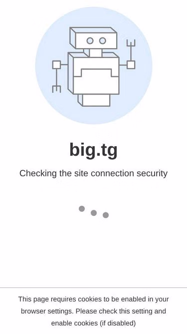 Screenshot of big.tg