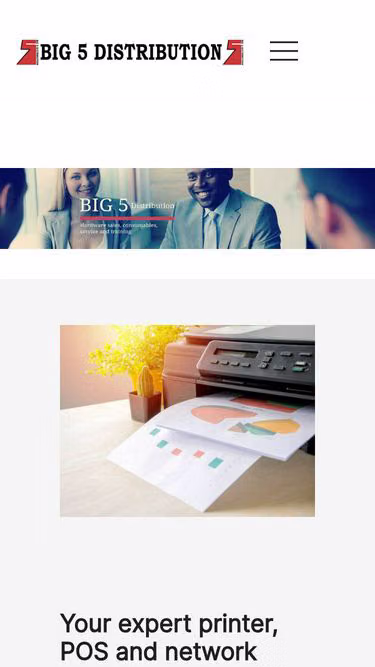 Screenshot of big5.co.za