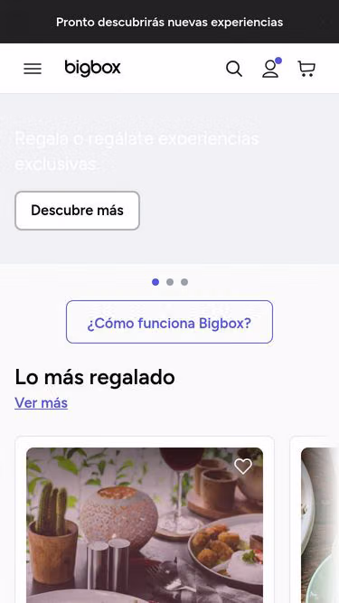 Screenshot of bigbox.com.es