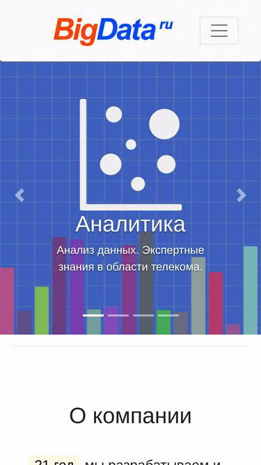 Screenshot of bigdata.ru