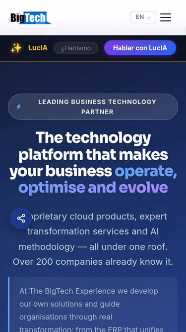 Screenshot of bigtech.es