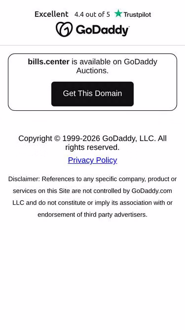 Screenshot of bills.center