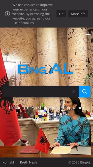 Screenshot of bing.al