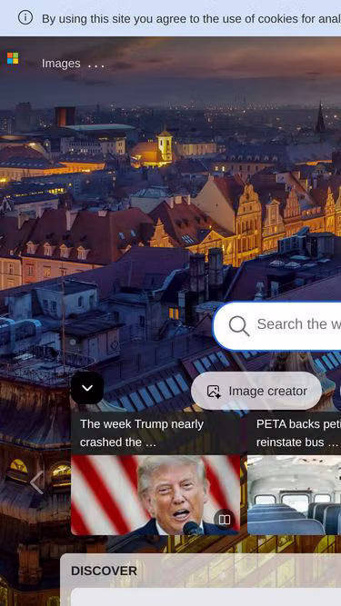 Screenshot of bing.ca