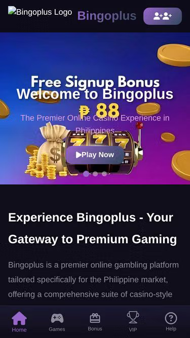 Screenshot of bingoplus.click