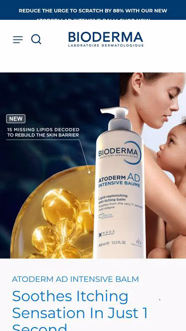 Screenshot of bioderma.co.uk