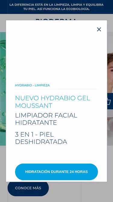 Screenshot of bioderma.com.co