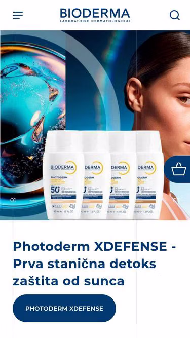 Screenshot of bioderma.com.hr
