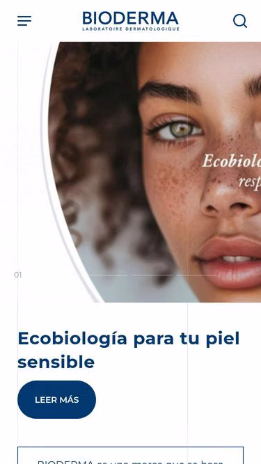 Screenshot of bioderma.com.ve
