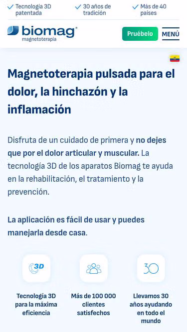 Screenshot of biomag.ec