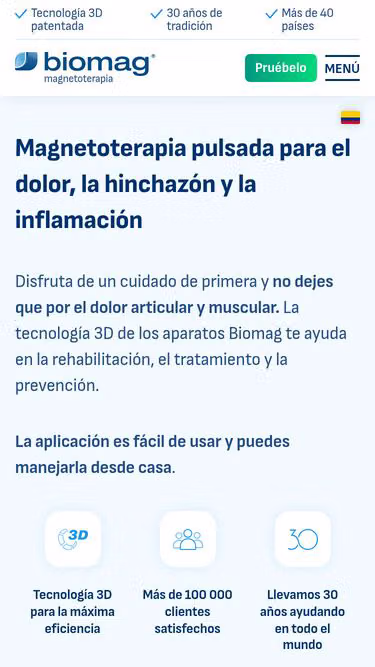 Screenshot of biomag.net.co