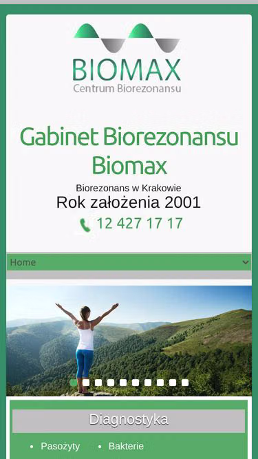 Screenshot of biomax.pl