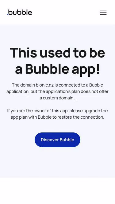 Screenshot of bionic.nz