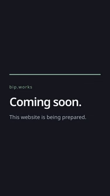 Screenshot of bip.works