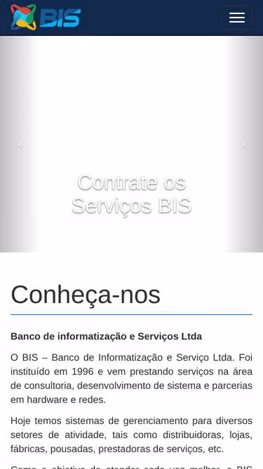Screenshot of bis.eti.br