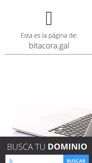 Screenshot of bitacora.gal