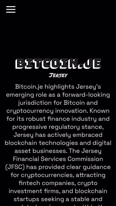 Screenshot of bitcoin.je