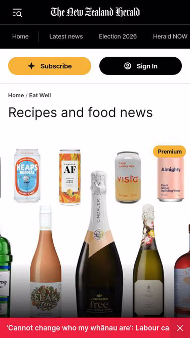 Screenshot of bite.co.nz