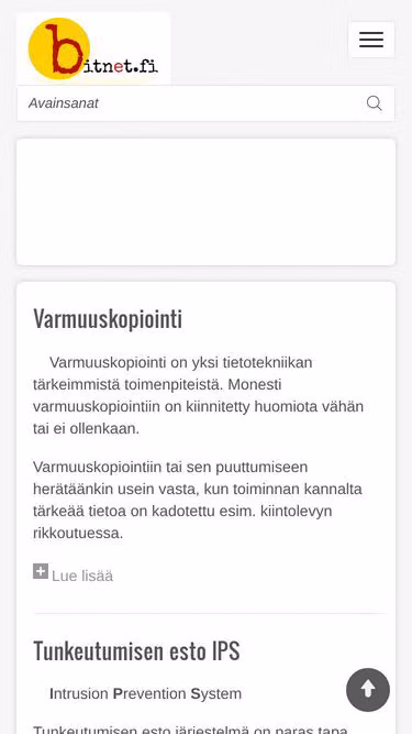 Screenshot of bitnet.fi