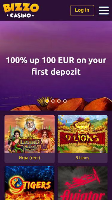 Screenshot of bizzocasino.net