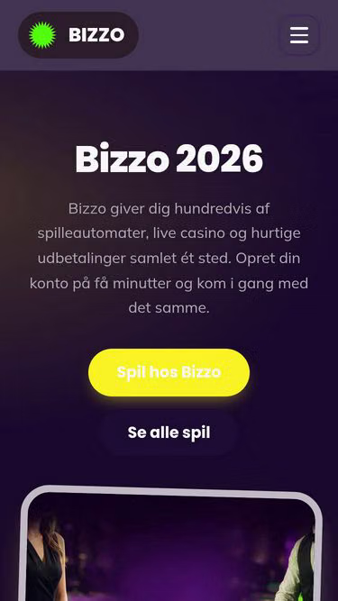 Screenshot of bizzocasino.nu