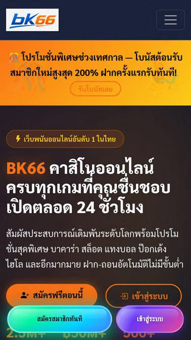 Screenshot of bk66.cash