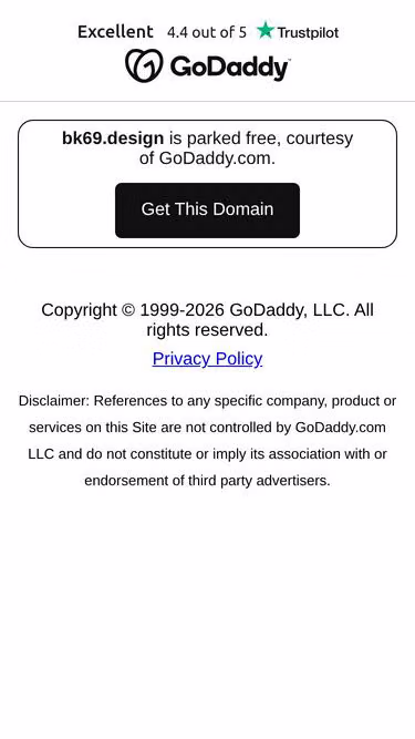 Screenshot of bk69.design