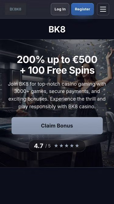 Screenshot of bk8.yachts