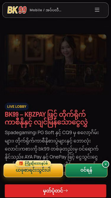 Screenshot of bk99.mom