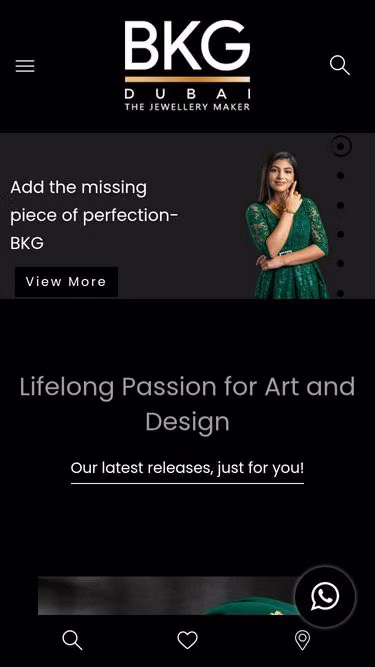 Screenshot of bkg.ae