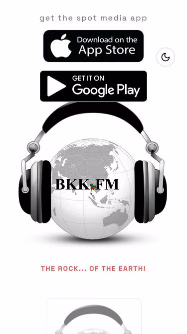 Screenshot of bkk.fm