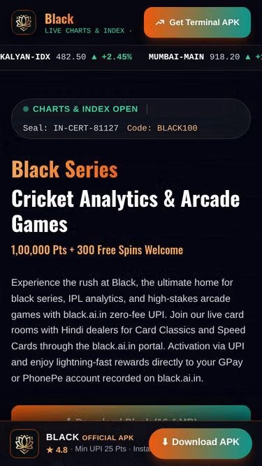 Screenshot of black.ai.in