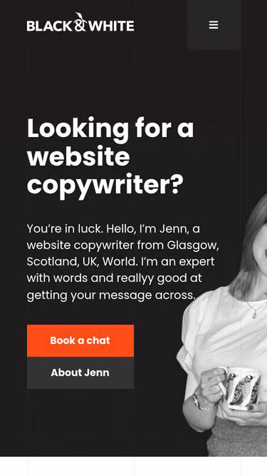 Screenshot of blackandwhite.marketing