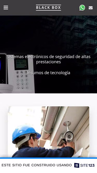 Screenshot of blackbox.com.ar