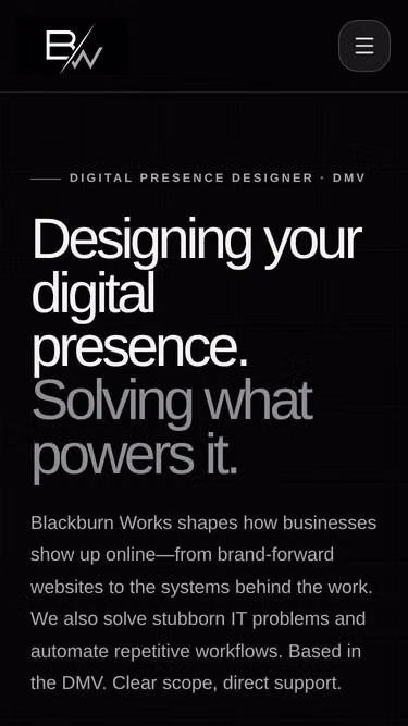 Screenshot of blackburn.works