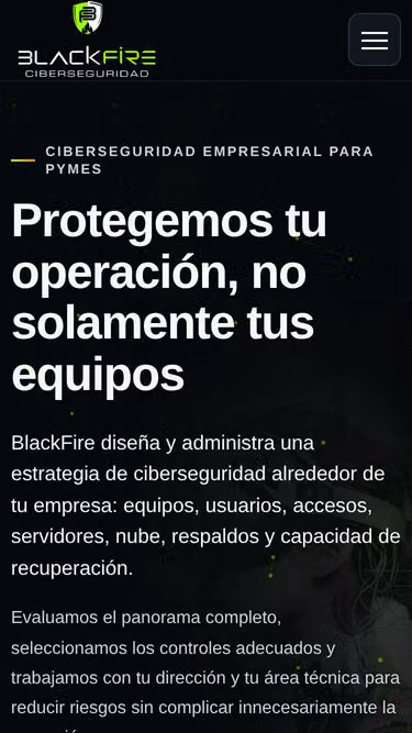 Screenshot of blackfire.mx
