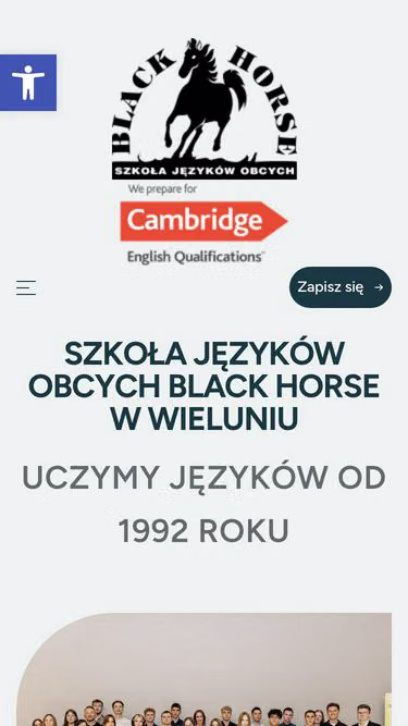 Screenshot of blackhorse.edu.pl