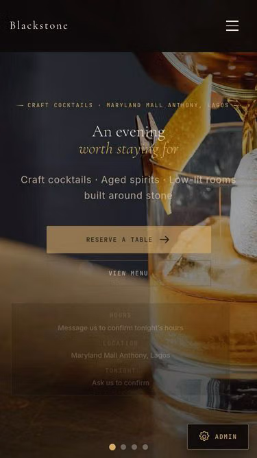 Screenshot of blackstone.ng