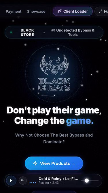 Screenshot of blackstore.dev